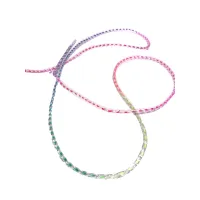 Springtouw Transparant met div. kleurtjes erdoor per meter